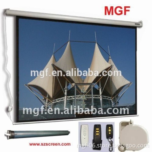 100",110"HD Electric projection SCREEN/ Motorized screen for projector with RF wireless remote control